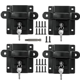 JINCHEN Bed Tie Down Anchors Plates Brackets Fit for 2015-2022 F150 F250 F350 Box Link Tie Downs with Truck Bed Tie Downs for Truck, 4 Pack