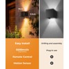 FULEN 4 Pack Motion Sensor Wall Lamp with Remote Control