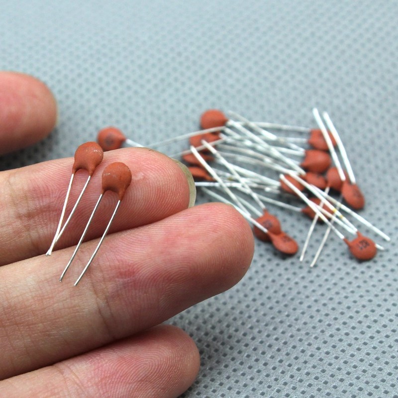 WINGONEER 1000PCS Set Kit 50pcs Value 50V Ceramic Capacitor Assortment