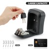 UKOFEW Waterproof and rustproof key box, key box with 4-digit