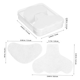 BIUDECO Versatile t Zone Film Nose Pads 200 Pcs Cotton Liners Facial Patches Set