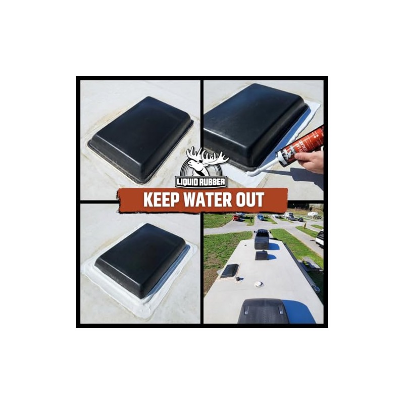 Liquid Rubber Self-Leveling RV Lap Sealant - Waterproof Protection