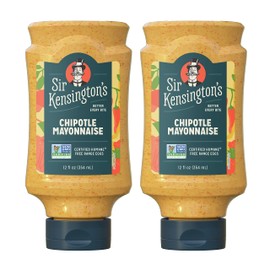 Sir Kensington's Mayonnaise Chipotle Mayo 2 Count Gluten Free Non- GMO Project Verified Shelf-Stable 12 oz