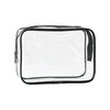 TotePrint Clear PVC Toiletry Bags in 1 Bright Colours Large