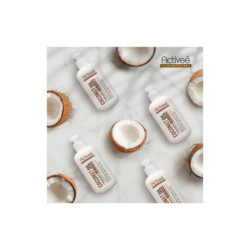 Crema Peinar Coconut Activee Cabello Quebradizo Libre De Sal