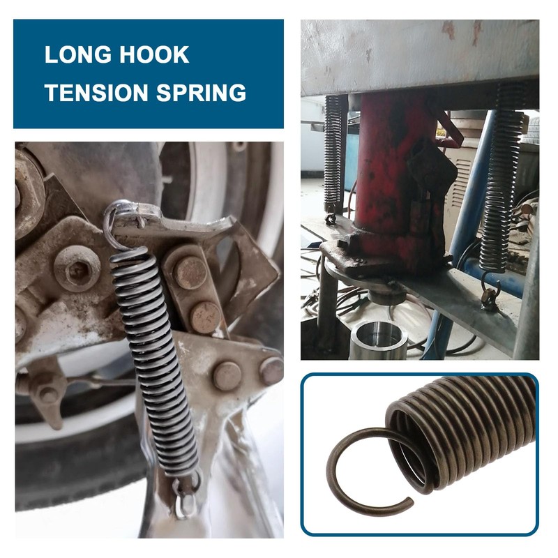 OTOTEC 12PCS Tension Spring with Hooks Compressed Springs 60mm Length