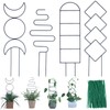 Wellsign Indoor Plant Trellis for Climbing Plants, 16inch Small Garden