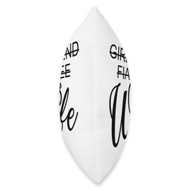 Matching Wife & Husband Gifts by Art Like Wow Girlfriend Fiancée Wife Wedding Married Matching Throw Pillow, 16x16, Multicolor