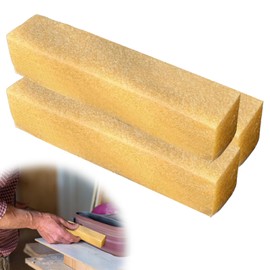 3 Pieces 200 × 40 × 40 mm Sanding Belt Cleaning Block, Sandpaper Cleaning Block, High Quality Natural Rubber, Rubber Sandpaper for Cleaning Sanding Belts, Sanding Discs
