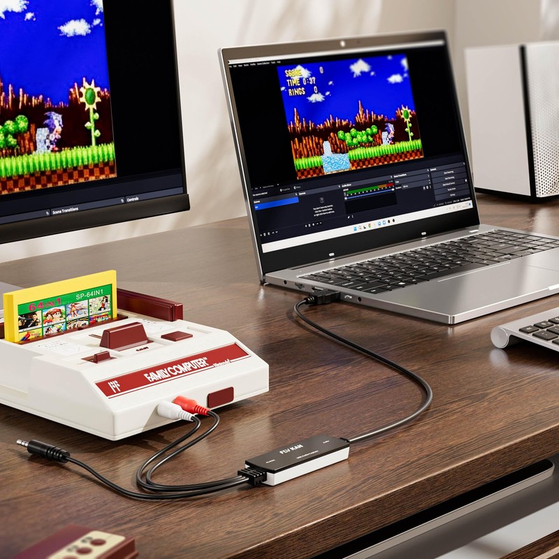 Fly Kan USB 2.0 Audio Grabber with USB-C Adapter –