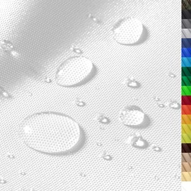 1buy3 Monaco Waterproof Polyester Fabric, 12,000 mm Water Column, Available in 20 Colours, Waterproof Outdoor Extremely Tear-Resistant Robust PVC Canvas, for Tarpaulin / Tent / Backpack / Bag