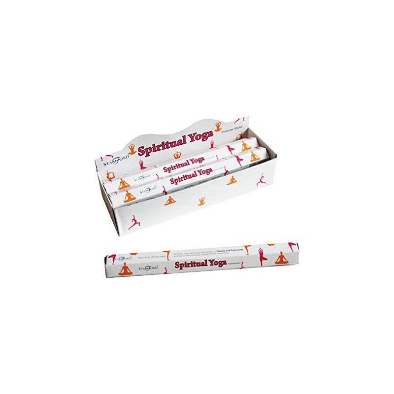Stamford Spiritual Yoga Räucherstäbchen, 20 Stück pro Pack, 6 Pack