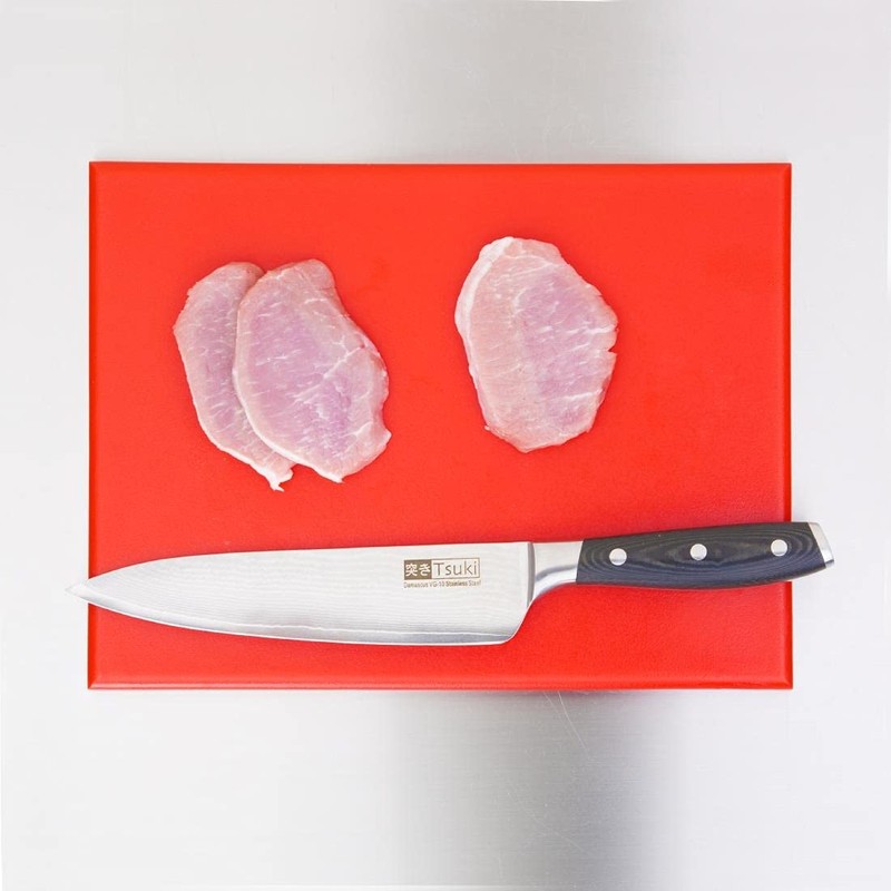 Hygiplas Chopping Board in Red - High Density - 12