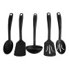 Set De Utensilios 5 Pz Nylon Negro Ekco 46323