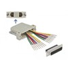 Delock D-Sub 25 Pin Crimp Male to 2 x RJ45