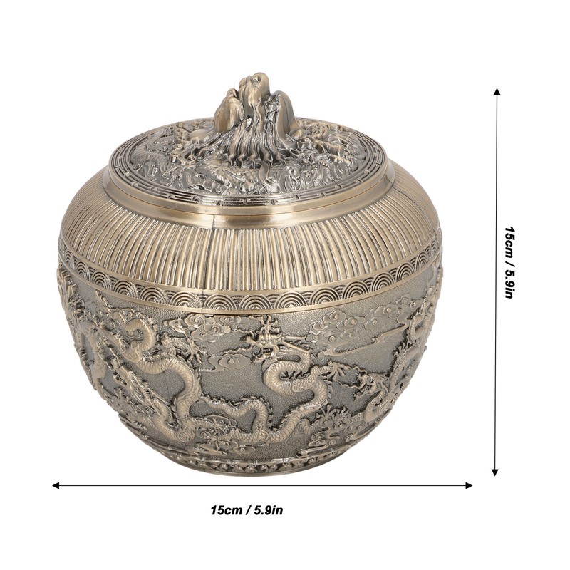 Tea Canister Metal Loose Tea Storage Container Airtight Tea Bag