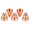 5pcs Plasma Shield Cup Cap for MAX65/85/105 Cutting Torch Consumables