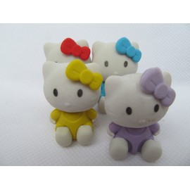 Fat-catz-copy-catz 1x Novelty Puzzle Collectable Cute Cartoon Kitty Eraser Rubbers (not Iwako) Randomly Selected Colour