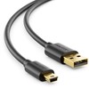 deleyCON 3,0m Mini USB 2.0 High Speed Kabel - Ladekabel