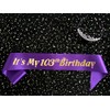 103th Birthday Party Supplies Women Happy 103th Birthday Sash and