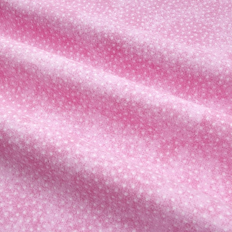 A.E. Nathan Comfy Flannel Micro Dot Pink Fabric By The