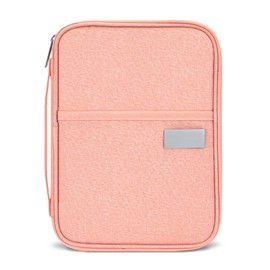 Passport Bag Passport Cover Family Travel Wallet Waterproof Travel Organiser for Storage Credit Cards ID Boarding Passes Tickets, pink, Casual