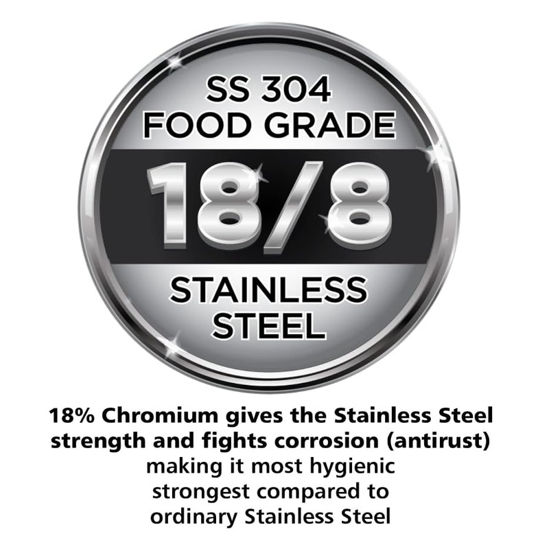 Hawkins Stainless Steel 5.0 Litre Pressure Cooker