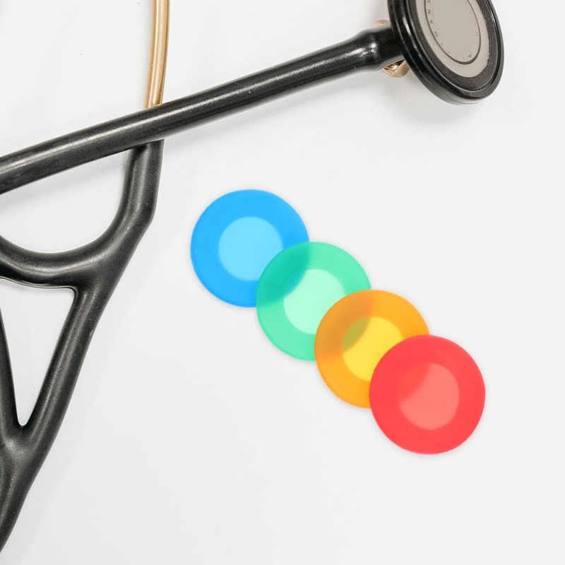 UKCOCO 16pcs Silicone Stetho Scope Protective Covers - Assorted Colors,