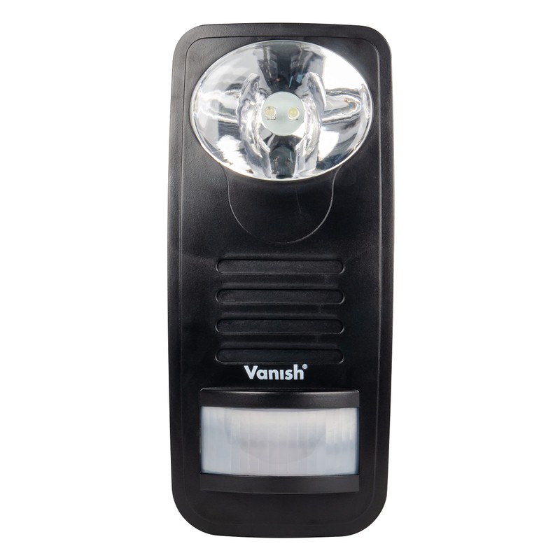 Vanish Wildlife Repeller WVT-1 LED Light & FM Radio PIR
