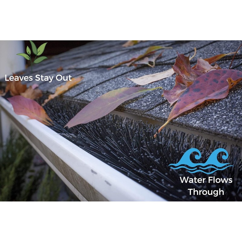 Gutter Guard for Small Gutters - Patio Rooms, Awnings, Carports,