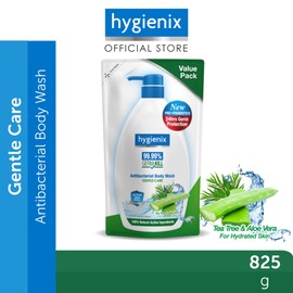 GINVERA Hygienix Antibacterial Body Wash Gentle Care Pre & Probiotics 825g (Refill Pouch)
