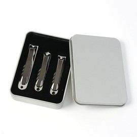 Levercut 3-Piece Nail Clipper Set NC-03 (Black)
