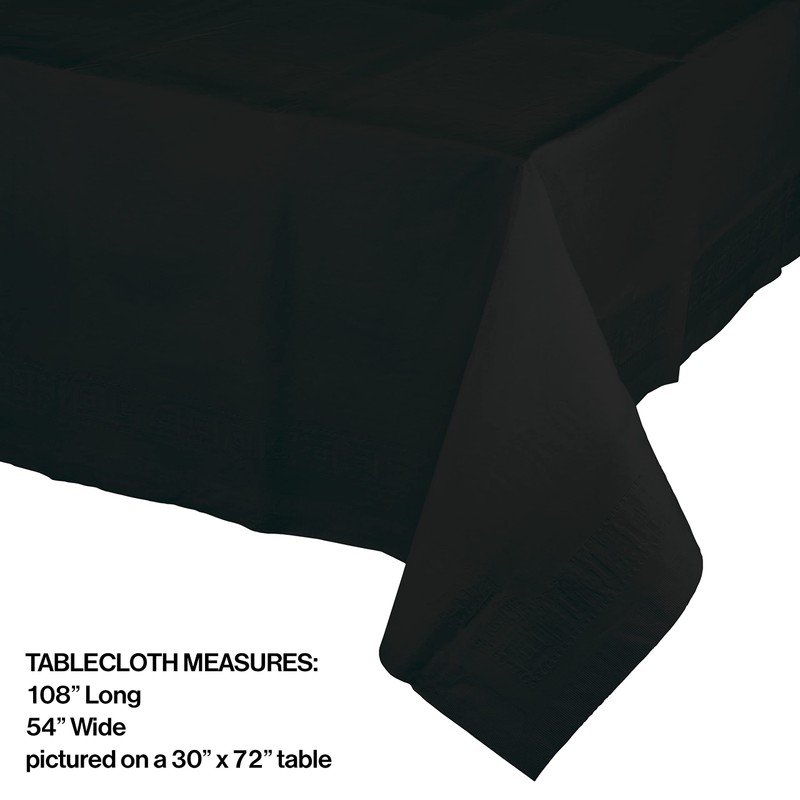 Creative Converting Party Supplies Banquet Table Cover, 54" x 108",