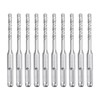 hsawbit 10PCS Masonry Drill Bits Set with SDS Plus Shank,