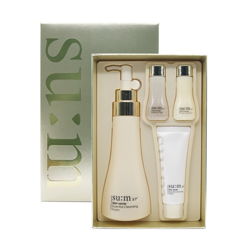 37 Skin Saver Essential Cleansing Foam Special Set / 숨37