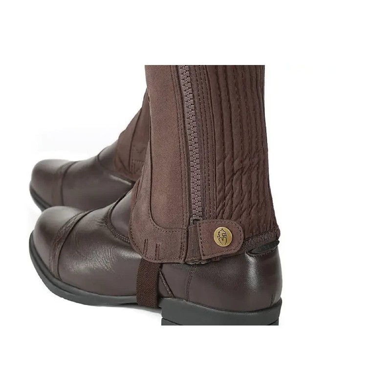 Shires Moretta Childs Amara Suede Half Chaps in Black -