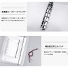 YFFSFDC Notepad A7 Transparent Binder Mini 6 Hole Personal Organizer