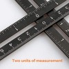 Multi Angle Measuring Ruler, 12-sides Ruler Hole Locator Aluminum Alloy