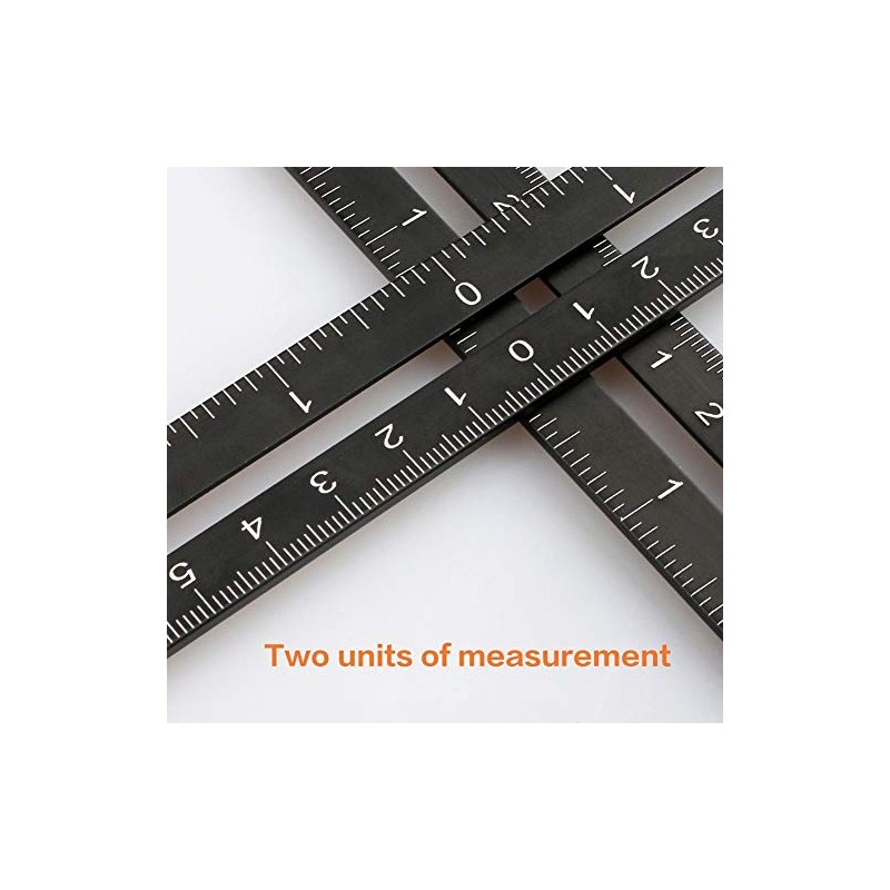 Multi Angle Measuring Ruler, 12-sides Ruler Hole Locator Aluminum Alloy