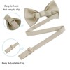 WELROG Classic Tied Bow Tie Kids & Men'Formal Solid Tuxedo