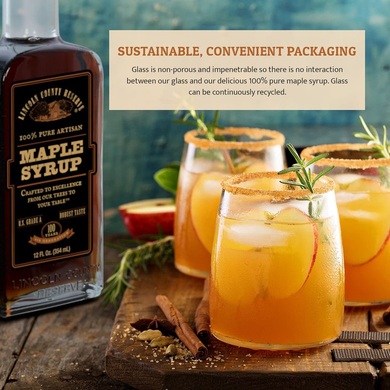 Lincoln County Reserve 100% Pure Maple Syrup with Robust Taste