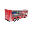 Sightseeing Bus die cast metal car pull back action