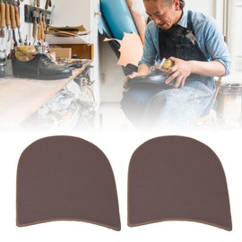 Shoe Repair Replacement Natural Rubber Heels and Half Sole for Repair Leather Shoes[Light Brown]
