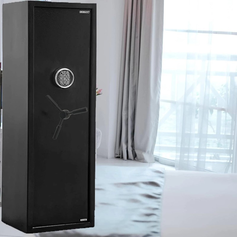 MOUNT 3 Spoke Gun Safe Handle Replacement Black Heavy-Duty Handle