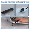 Bewudy 2 Pcs Portable Keyboard Riser, Dual Tilt Angle Adjustment