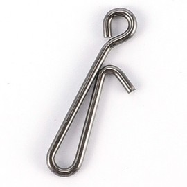 Alwonder Bait Rigs Clip Sea Fishing Link Connector for Rigs Tying Quick Easy Change Lure Clip Strong Connector Link Sea Fishing Swivel Tackle Accessories Size 0