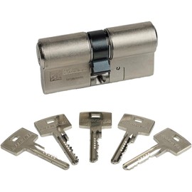 ABUS Bravus.2500 MX Magnetic Double Cylinder 35|35 | Security Cylinder with Magnetic Technology | Highest Copy Protection | Patent Protection up to 2038 | 5 Keys + Security Card | Single Locking