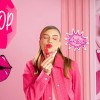Pink Up Lipstick Acabado Mate Color Intenso Larga Duración