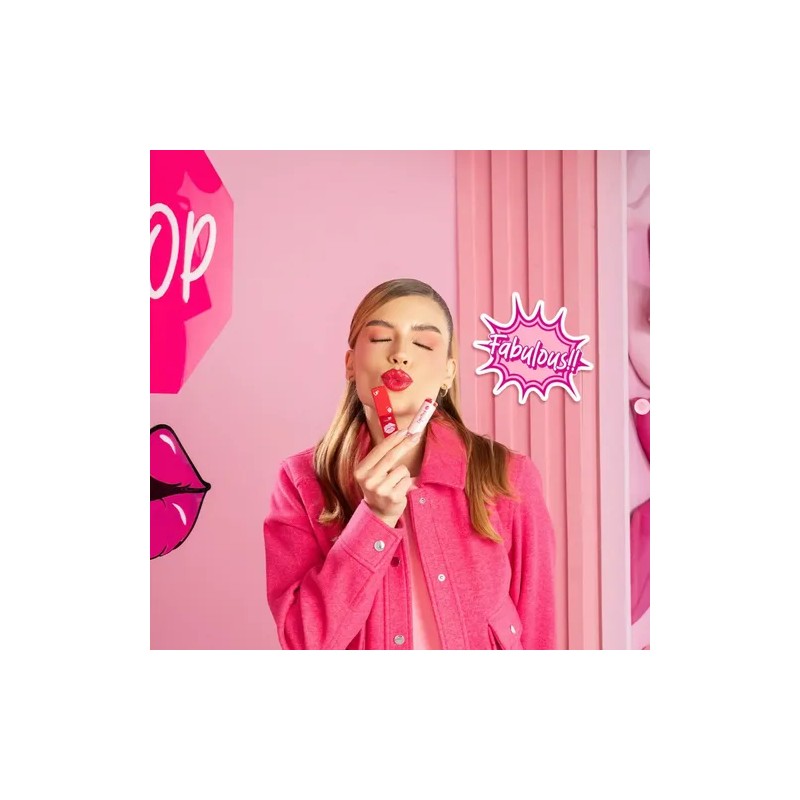 Pink Up Lipstick Acabado Mate Color Intenso Larga Duración