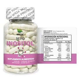 MYO Inositol 100 cápsulas, calidad Premium